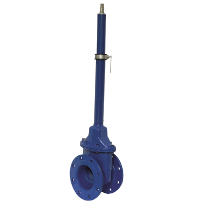 Extended stem gate valve (telescopic)